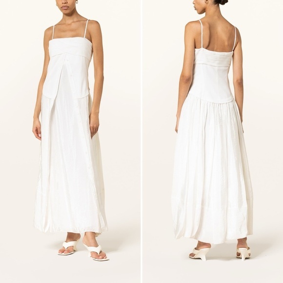 Jonathan Simkhai Ala Parachute‎ Dress - White Size 4 - Picture 11 of 15